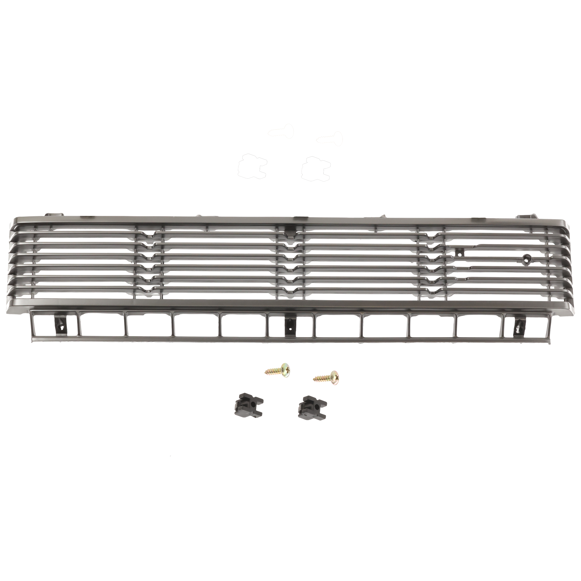 AM TOYOTA PICKUP 79-81 GRILLE Plastic Painted Silver Shell and Insert 2WD SKU 3059 Partslink TO1200103 OEM 5310089101