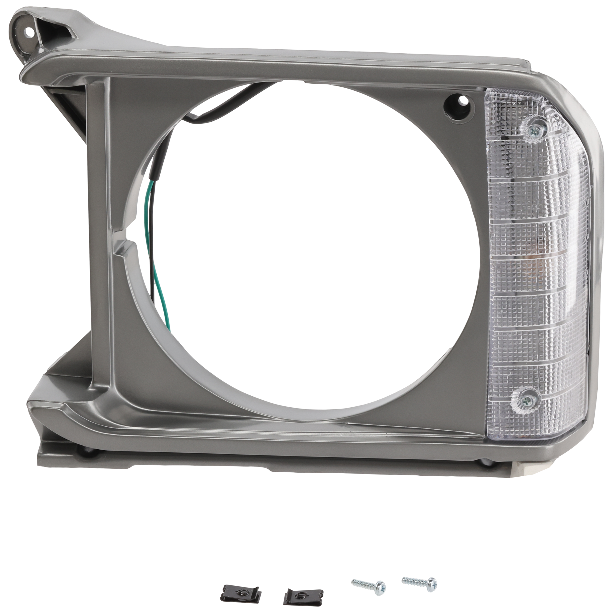 AM TOYOTA PICKUP 79-81 HEAD LAMP DOOR LH 2WD Gray SKU 3072 Partslink TO2512133 OEM 8162089105