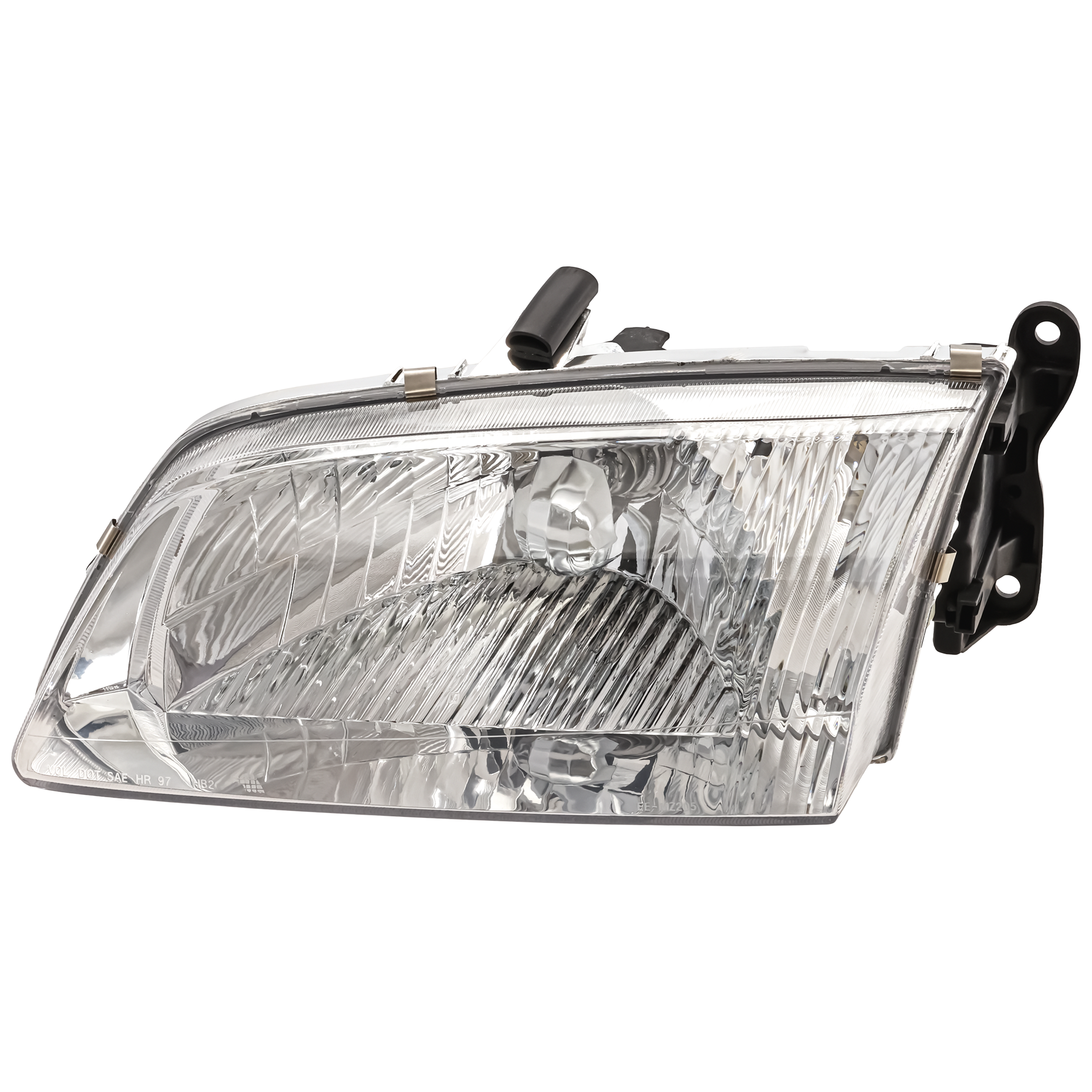 AM MAZDA 626-00-02 HEAD LAMP LH Assembly Halogen w o Bracket SKU 3161122LAS Partslink MA2502143 OEM GG2A51040B