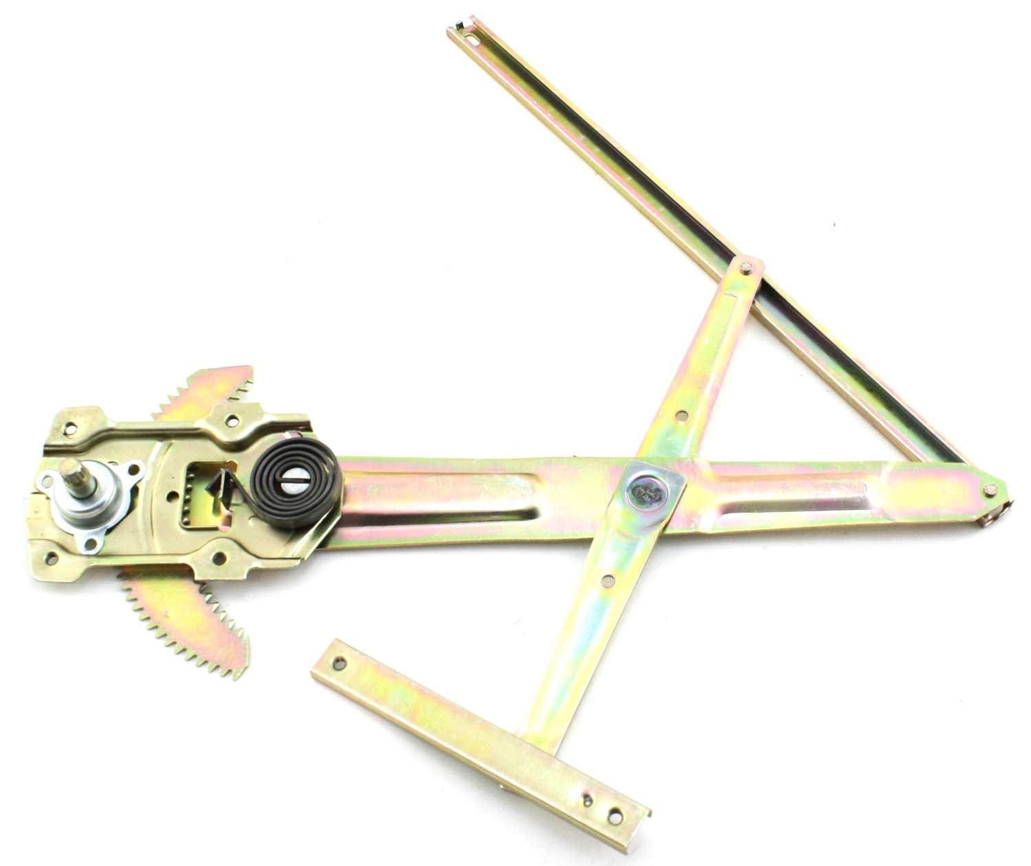 AM TOYOTA PICKUP 79-83 FRONT WINDOW REGULATOR LH Manual w o Vent Window SKU 3166-1 Partslink TO1350102 OEM 6980289105