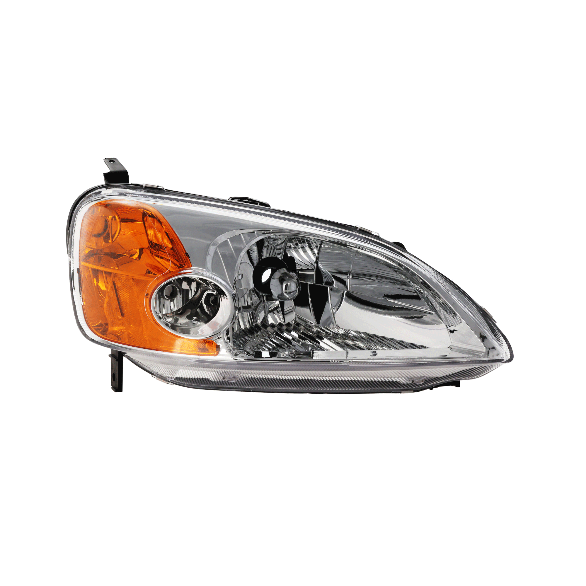 AM CIVIC 01-03 HEAD LAMP RH Lens and Housing Halogen Coupe SKU 3171126RUS Partslink HO2519102 OEM 33101S5PA01