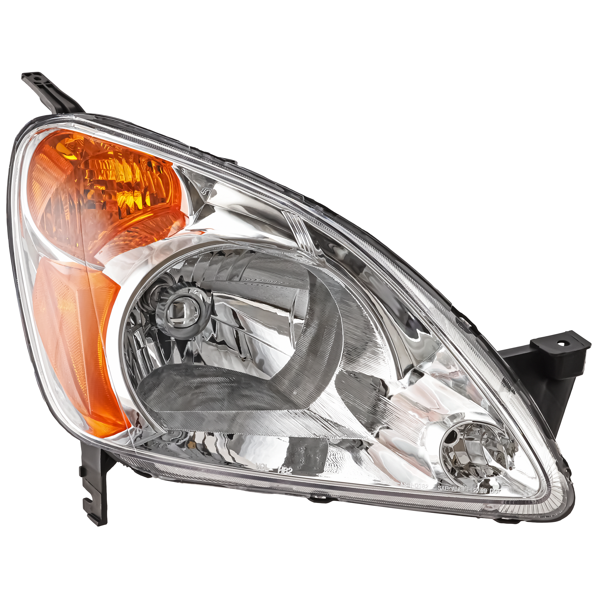AM CR V 02-04 HEAD LAMP RH Lens and Housing Halogen SKU 3171127RUS Partslink HO2519104 OEM 33101S9AA01