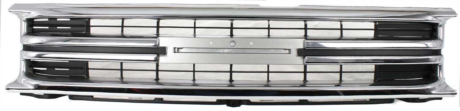 AM TOYOTA PICKUP 89-91 GRILLE Center Piece Chr Shll Ptd Blk Insrt 2WD SKU 3286 Partslink TO1200135 OEM 5311189132