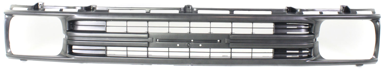 AM TOYOTA PICKUP 89-91 GRILLE Painted Argent Shell and Insert 1 Piece Type 2WD SKU 3287 Partslink TO1200137 OEM 5311189135