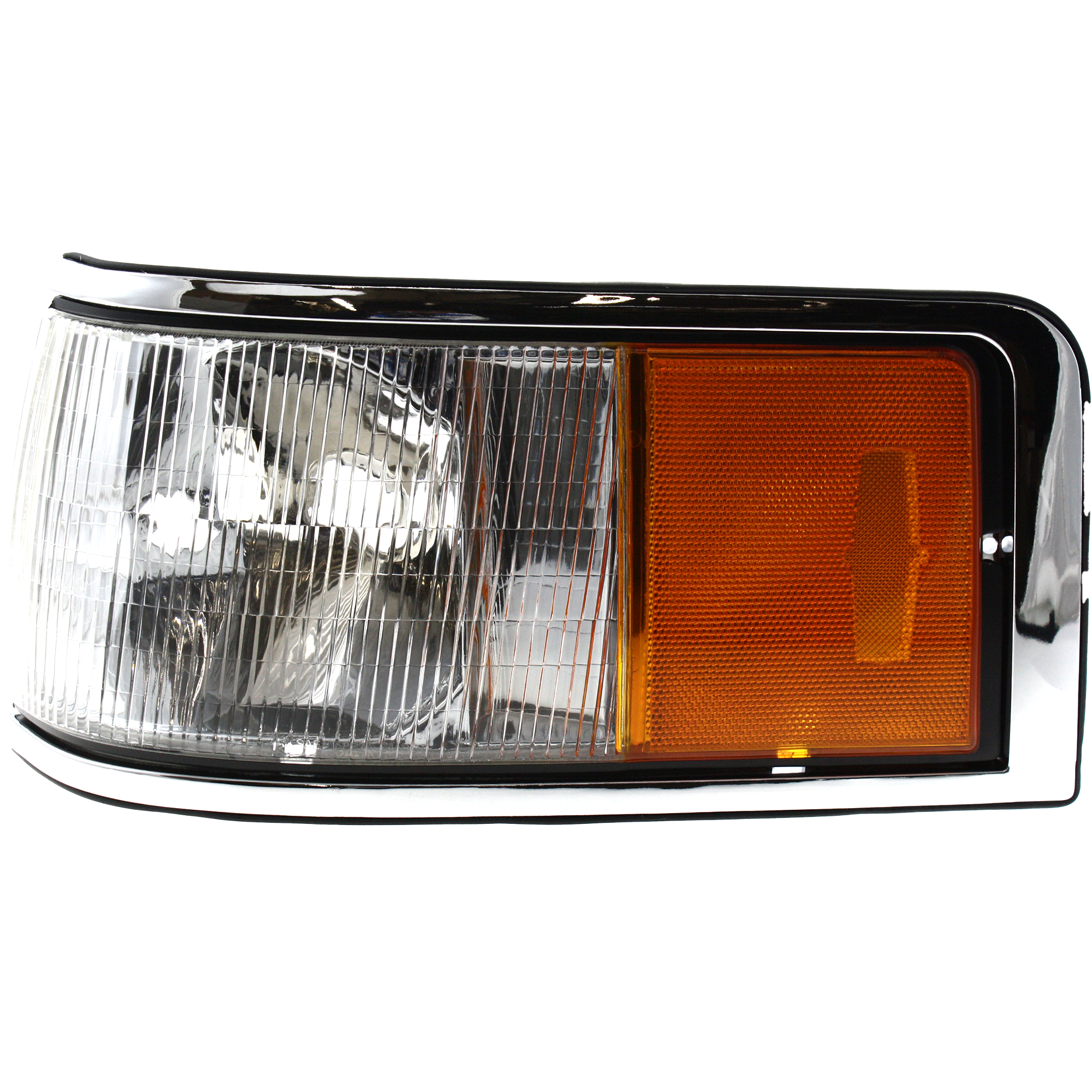 AM TOWN CAR 90-94 CORNER LAMP LH Lens and Housing w o Emblem SKU 3311543LUS Partslink FO2550131 OEM FOVY15A201B