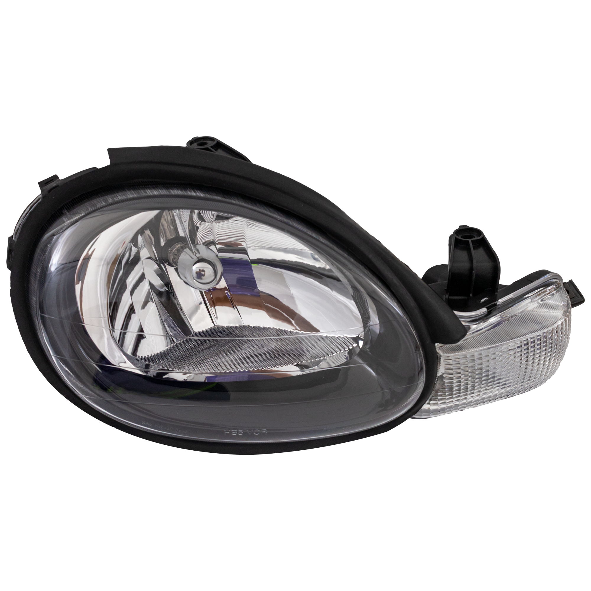 AM NEON 00-02 HEAD LAMP RH Assembly Halogen Black Interior SKU 3331147RAS2 Partslink CH2503127 OEM 5288510AE
