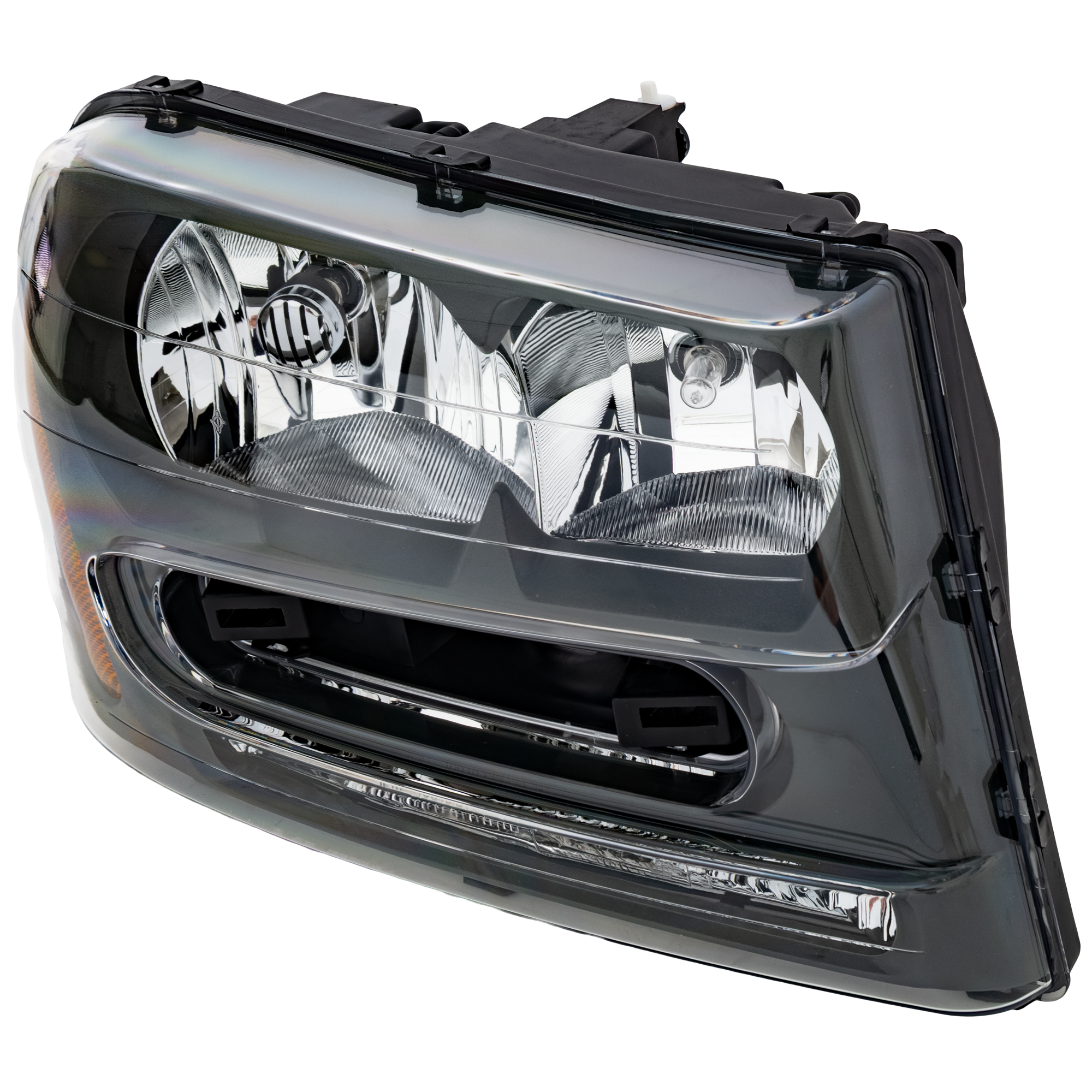 AM TRAILBLAZER 02-09 HEAD LAMP LH Composite Assembly Halogen Exc. 2006-09 LT 2008 LS Models CAPA SKU 3351117LASQ Partslink GM2502213C OEM 25970915