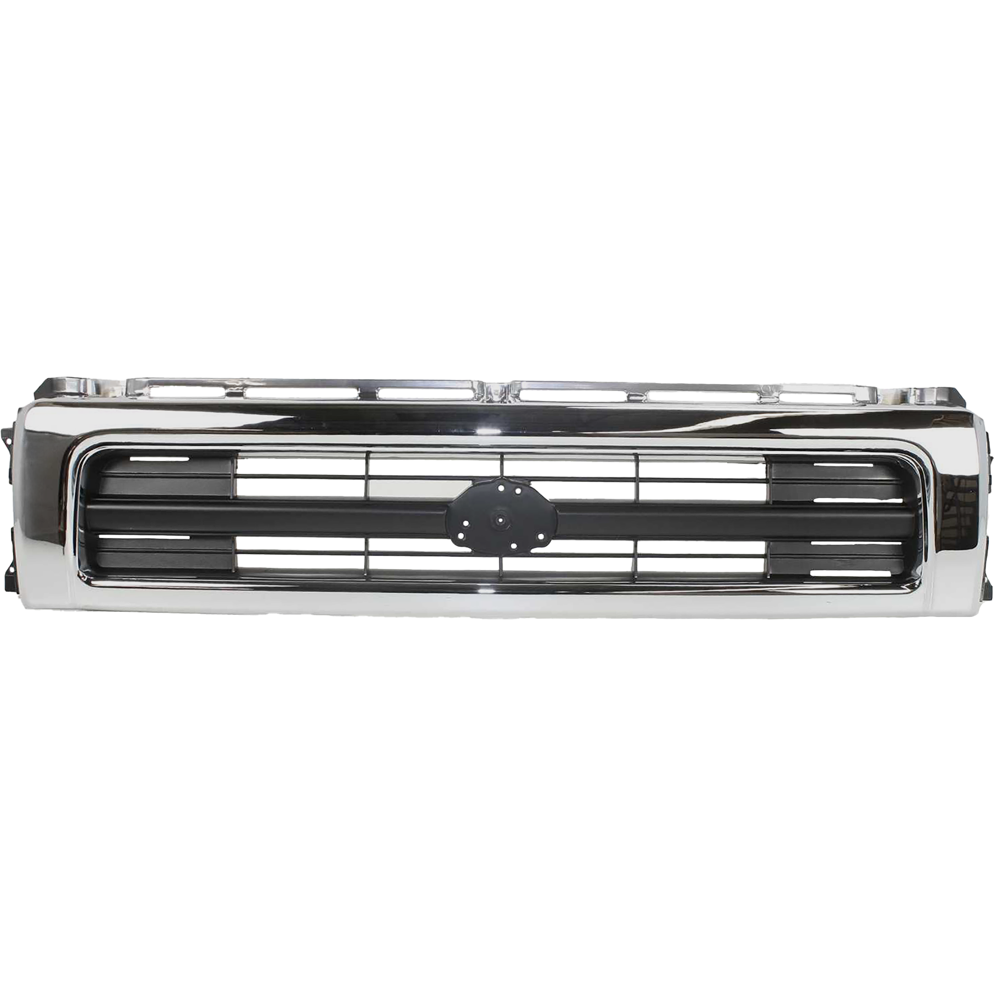 AM TOYOTA PICKUP 92-95 GRILLE Chrome Shell Painted Black Insert 4WD SKU 3440 Partslink TO1200149 OEM 5311135151