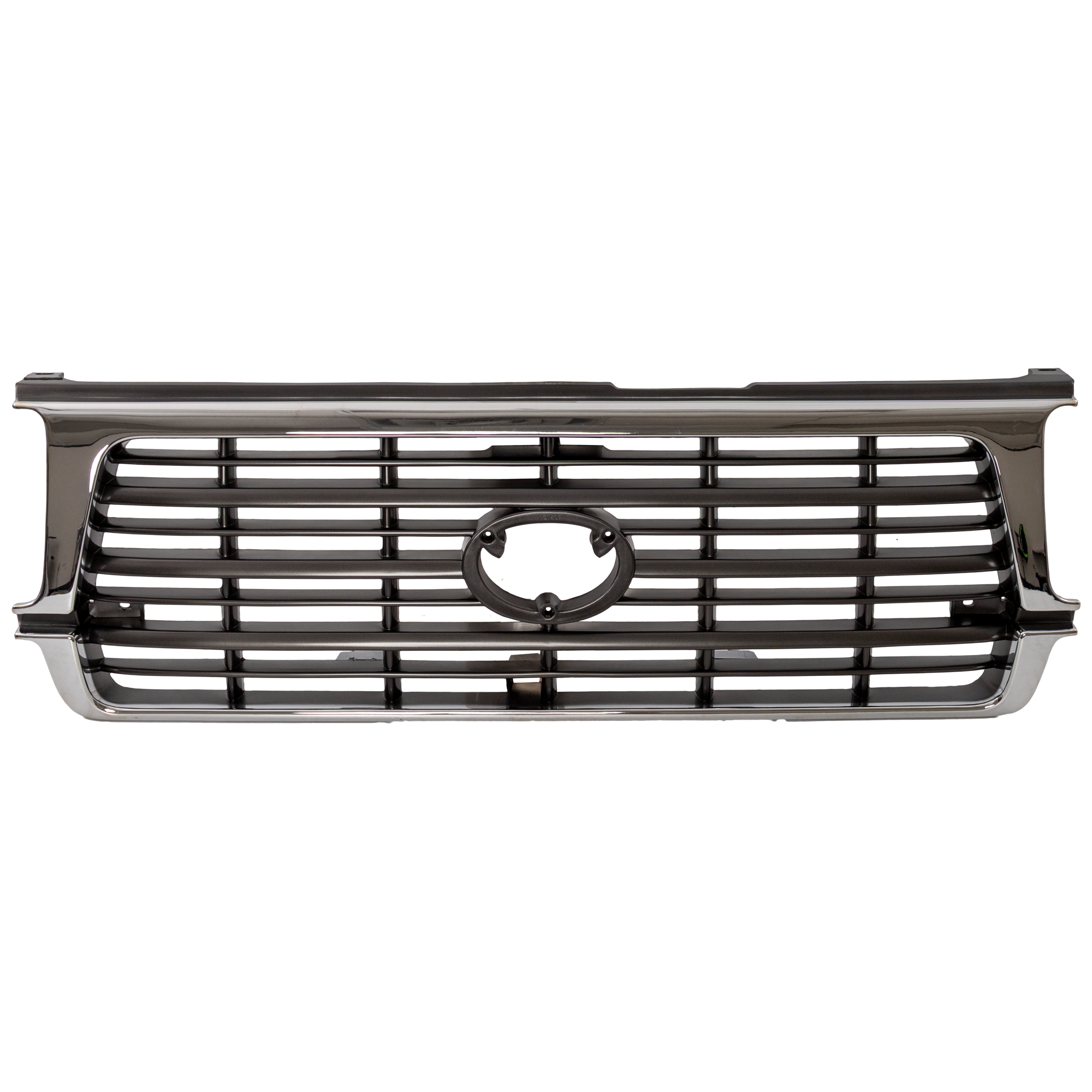 AM LAND CRUISER 95-97 GRILLE Chrome Shell Painted Dark Argent Insert SKU 3870 Partslink TO1200207 OEM 5310160130