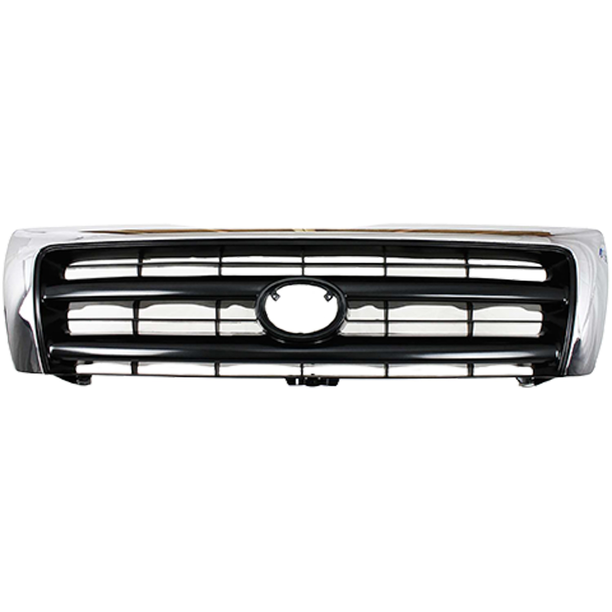 AM TACOMA 98-00 GRILLE Chrome Shell Painted Dark Argent Insert 2WD 4WD w Pre Runner SKU 3970 Partslink TO1200213 OEM 5310004100