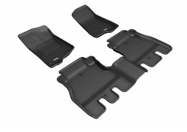AM JEEP WRANGLER JL UNLIMITED 2018-2021 KAGU BLACK R1 R2 SKU 3DUL1JP01901509