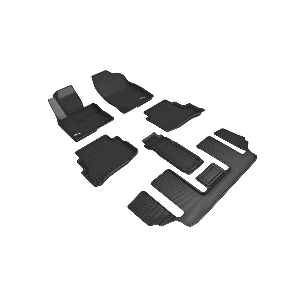 AM 3D MAXpider MAZDA CX 9-6 SEAT W O R2 CONSOLE 2020-2021 KAGU BLACK R1 R2 R3 SKU 3DUL1MZ07601509