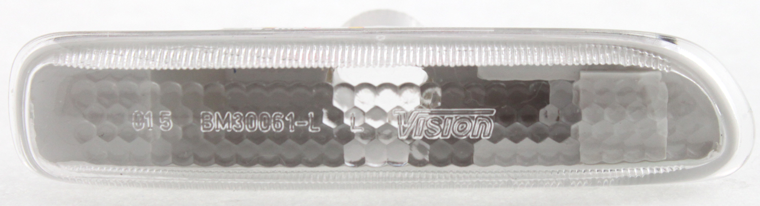 AM 3 SERIES 99-03 FRONT SIDE MARKER LAMP LH Lens and Housing Clear Lens Conv Cpe 00-03 Sdn Wgn 99-01 To 3-03 SKU 4441403LUEC OEM 63132228591 PFM