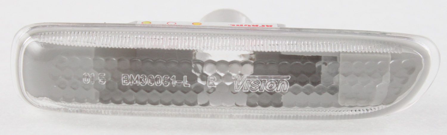 AM 3 SERIES 99-03 FRONT SIDE MARKER LAMP RH Lens and Housing Clear Lens Conv Cpe 00-03 Sdn Wgn 99-01 To 3-03 SKU 4441403RUEC OEM 63132228592 PFM