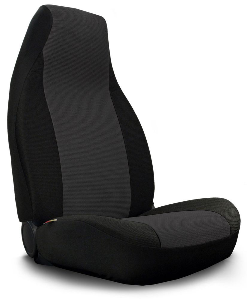 AM GREY BLACK 4WDGRANDTEX 2 TONE 13-16 JEEP WRANGLER STANDARD LOW BACK BUCKET SKU 4WDK0209H05GB