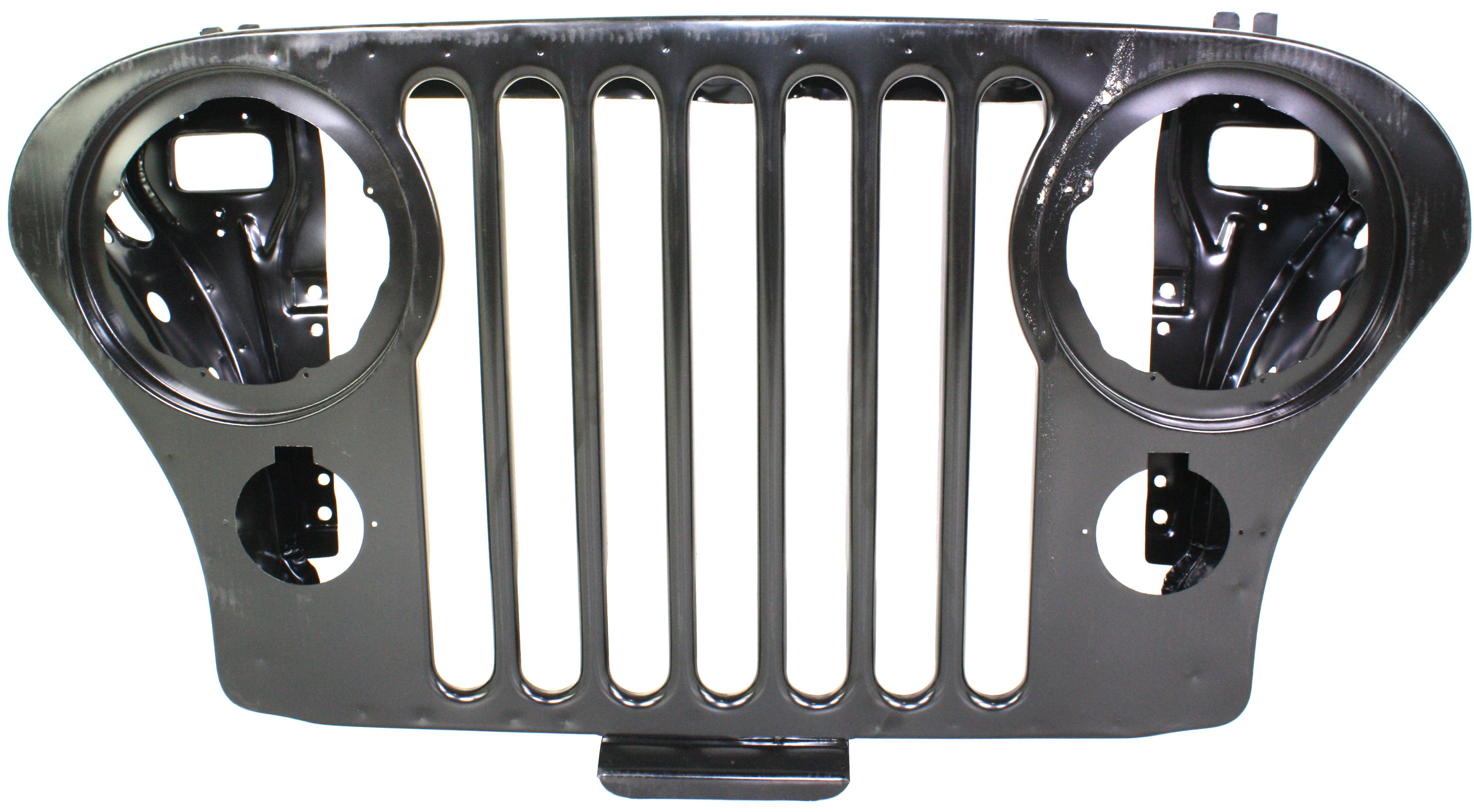 AM CJ SERIES 72-86 GRILLE Insert Steel Painted Black Shell and Insert SKU 5007 Partslink CH1200139 OEM J5752656