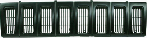 AM GRAND CHEROKEE 93-95 GRILLE Ptd Black SKU 5036 Partslink CH1200142 OEM 5DF54MX8