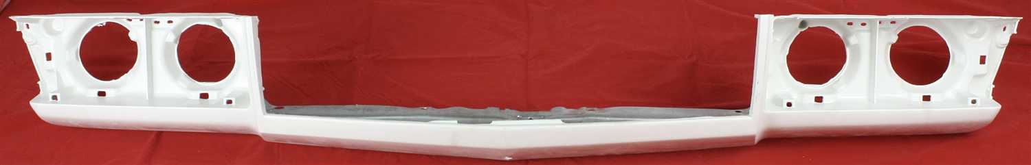 AM REGAL 84-87 HEADER PANEL Thermoplastic and Fiberglass w o Sport Pkg Coupe SKU 5225 Partslink GM1220126 OEM 25515861