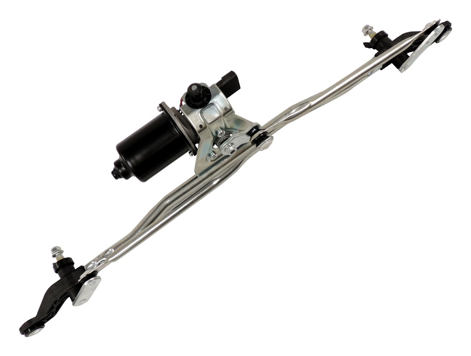 AM Black Silver Windshield Wiper Motor Metal Plastic Front Use Existing Hardware Use Existing Hardware Front Windshield Wiper Motor and Linkage Assembly Sold Individually Direct Fit SKU 55077859AC OEM 55077859-55077859AD