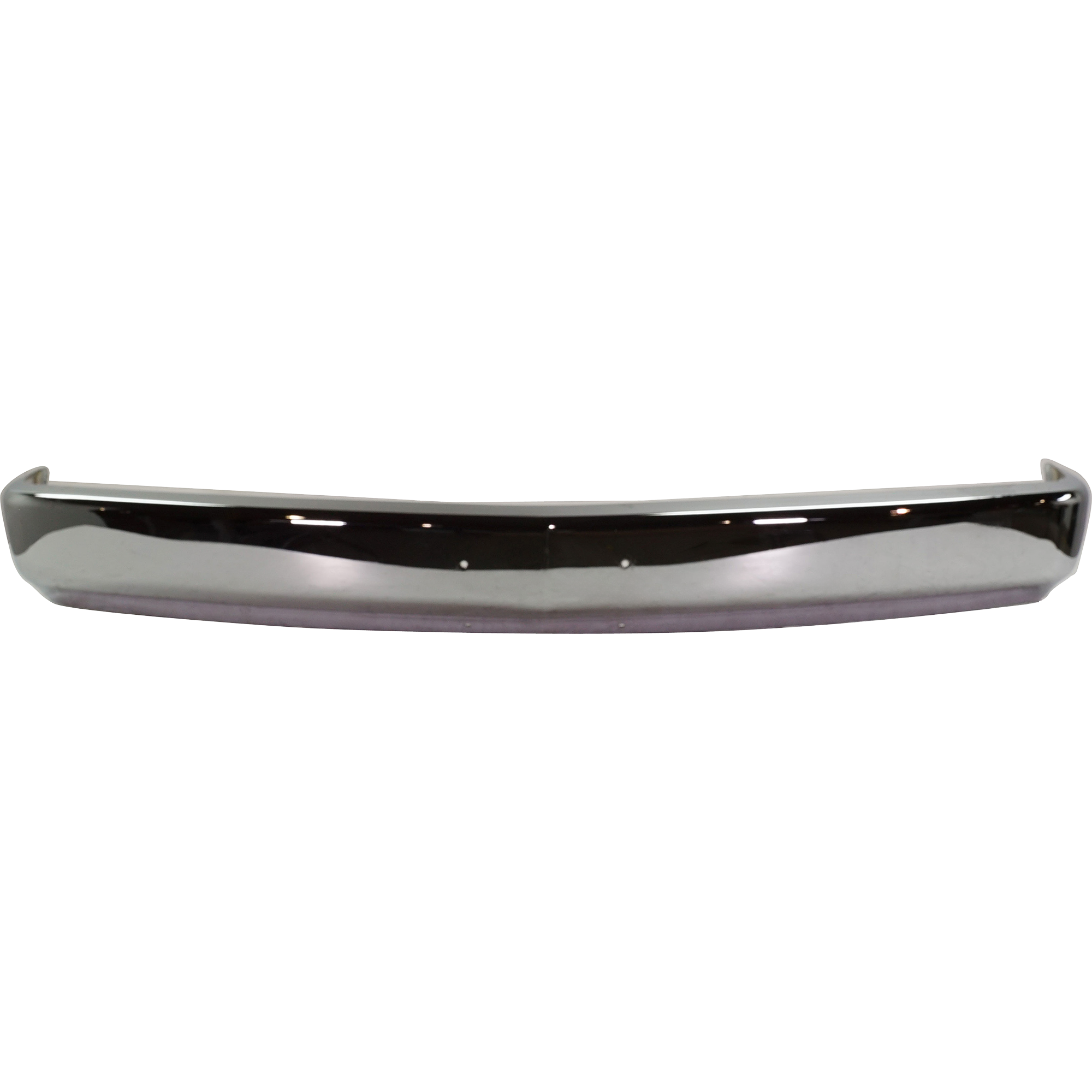 AM C K FULL SIZE P U 88-02 FRONT BUMPER Face Bar Chrome w o Air Intake and Impact Strip Holes w License Plate Holes SKU 5755 Partslink GM1002162 OEM 15680830 PFM