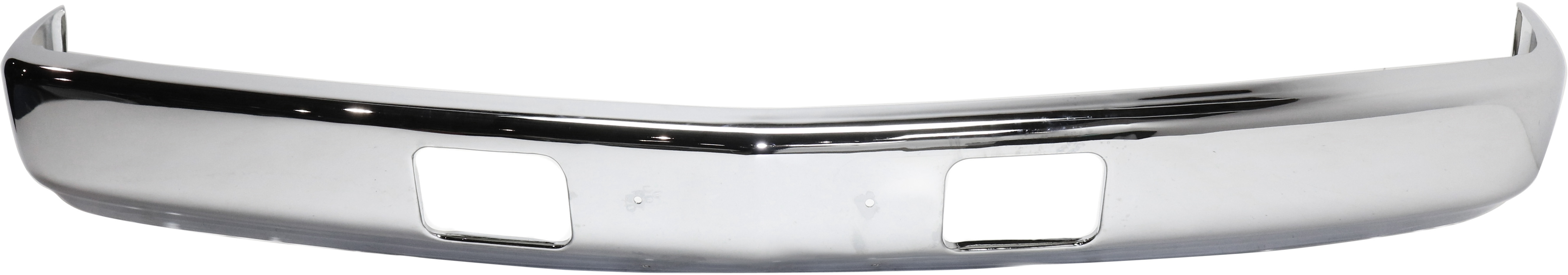 AM C K FULL SIZE P U 88-02 FRONT BUMPER Face Bar Chrome w Air Intake Holes w o Impct Strip and Pad Holes SKU 5792 Partslink GM1002176 OEM 15680830