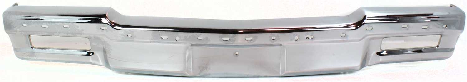 AM CAPRICE 80-90 FRONT BUMPER Face Bar Chrome w Molding Holes SKU 6241 Partslink GM1002157 OEM 14083928