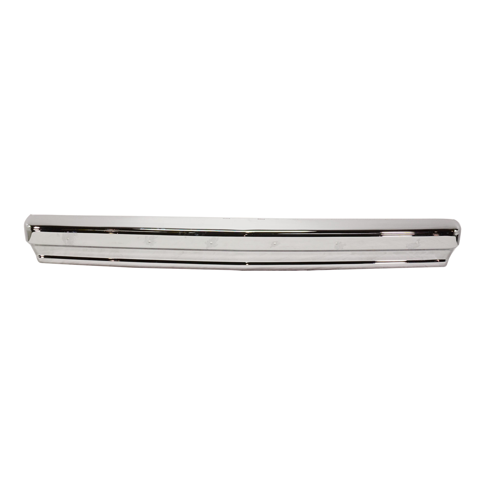 AM CAPRICE 80-90 REAR BUMPER Face Bar Chrome w o Molding Holes Coupe Sedan SKU 6243 Partslink GM1102125 OEM 14005677
