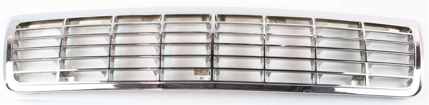 AM CAPRICE 91-96 GRILLE Chrome Shell and Insert w o LTZ Pkg SKU 6264 Partslink GM1200113 OEM 10220509