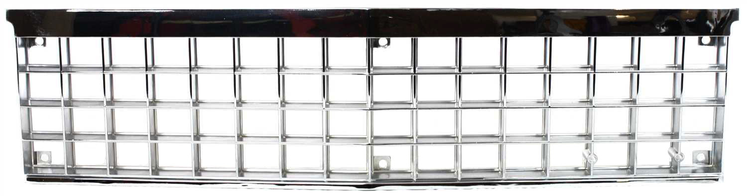 AM EL CAMINO CABALLERO 82-87 MALIBU 82-83 GRILLE Grille Chrome Shell and Insert w emblem provision SKU 6314 Partslink GM1200167 OEM 14034154