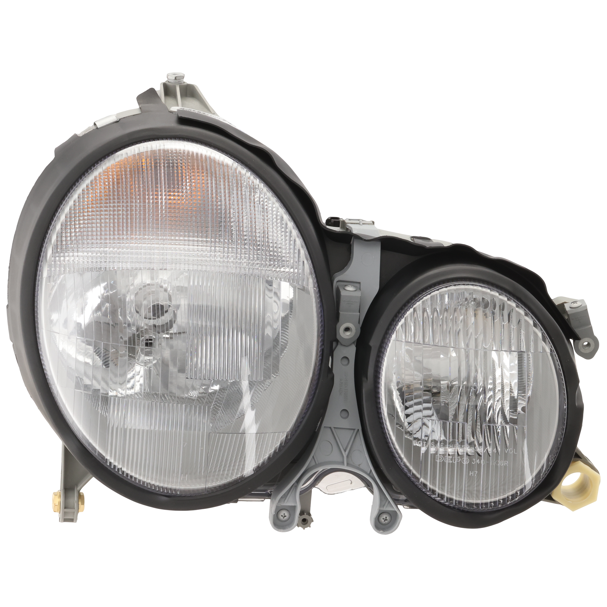 AM E CLASS 00-02 HEAD LAMP RH Assembly Halogen 210 Chassis SKU 65560 Partslink MB2503105 OEM 2108203861