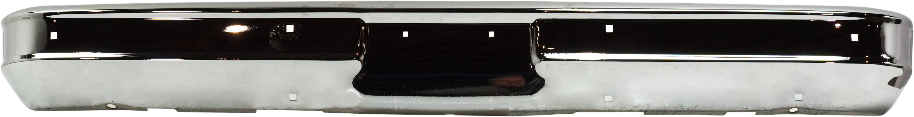 AM C K FULL SIZE P U SUBURBAN 73-80 FRONT BUMPER Chrome w o Impact Strip Holes SKU 6741 Partslink GM1002257 OEM 6272560