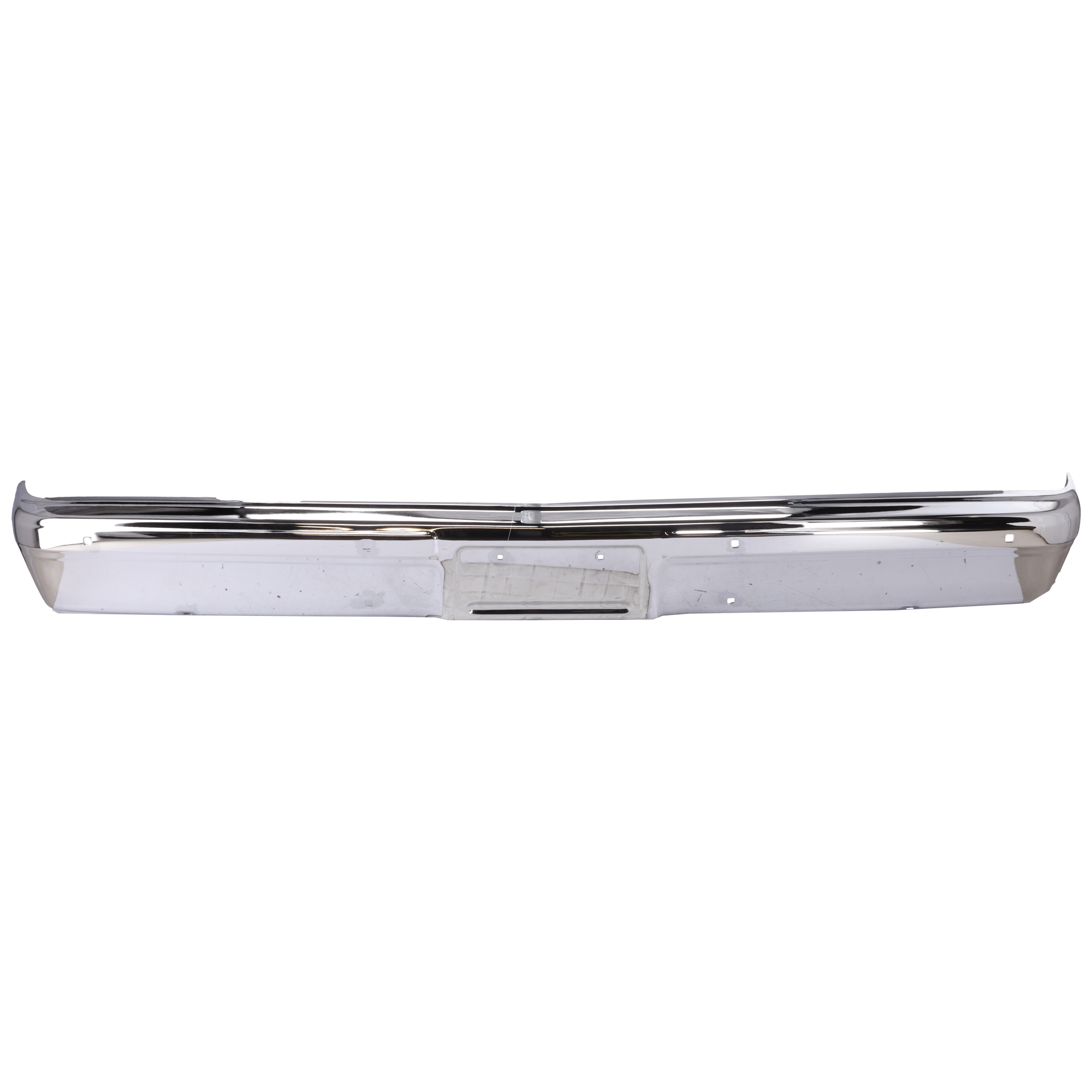 AM C K FULL SIZE P U SUBURBAN 83-91 FRONT BUMPER Chrome w o Impact Strip Holes SKU 6752 Partslink GM1002142 OEM 14043720