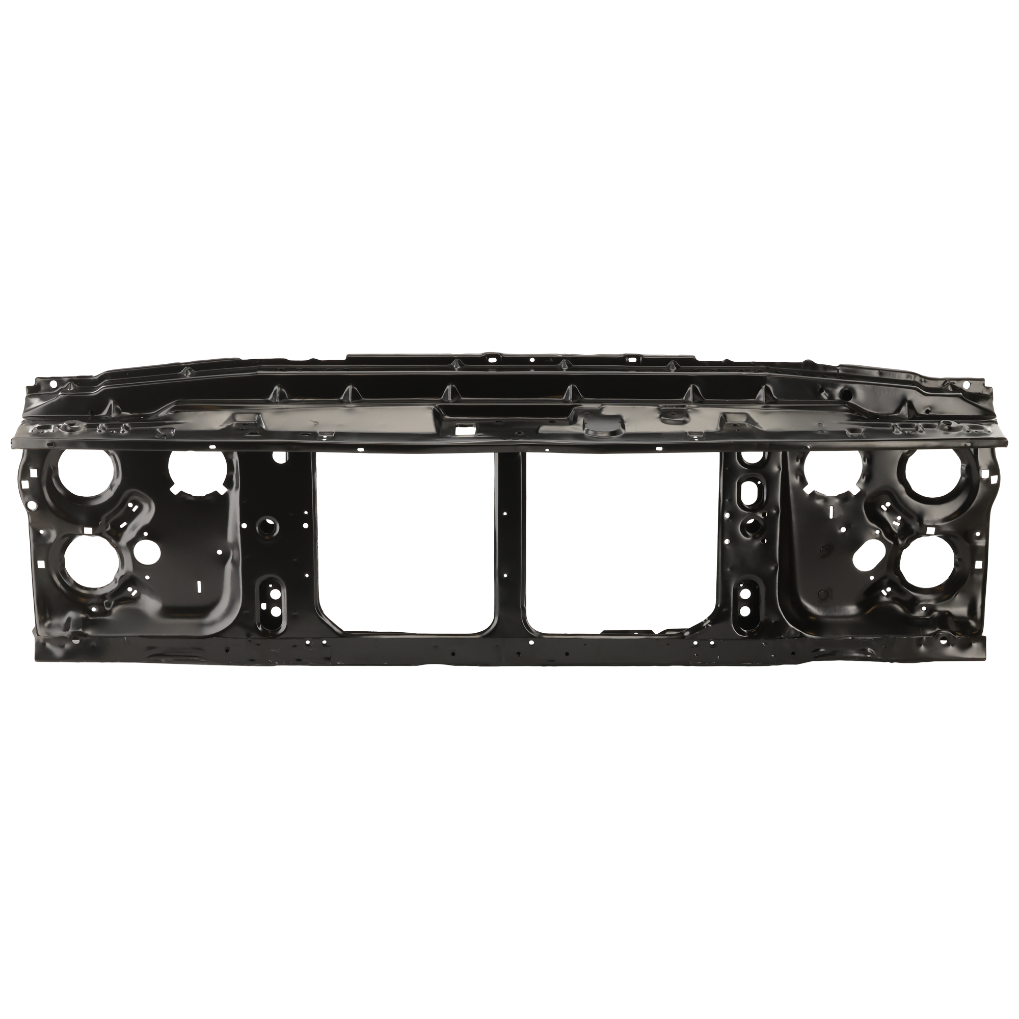 AM SUBURBAN 81-88 RADIATOR SUPPORT Assembly Black Steel w Dual Headlamps SKU 6820 Partslink GM1225108 OEM 15606586