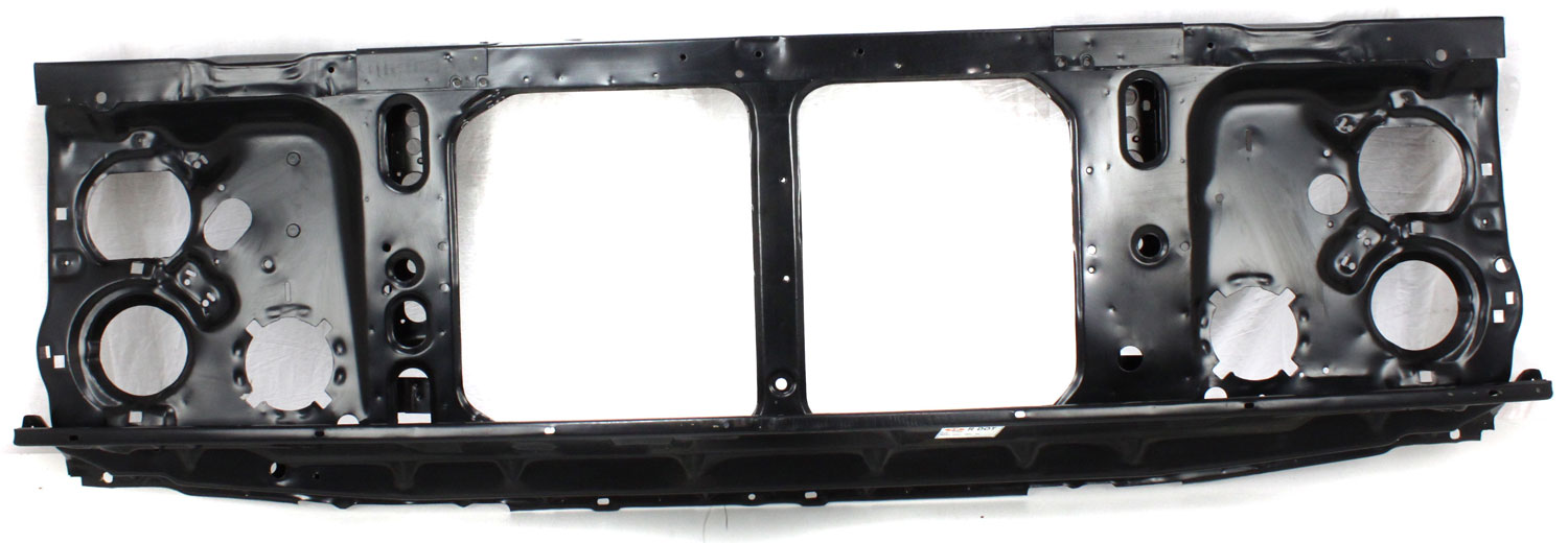 AM SUBURBAN 81-88 RADIATOR SUPPORT Assembly Black Steel w Single Headlamps SKU 6821 Partslink GM1225109 OEM 15606587