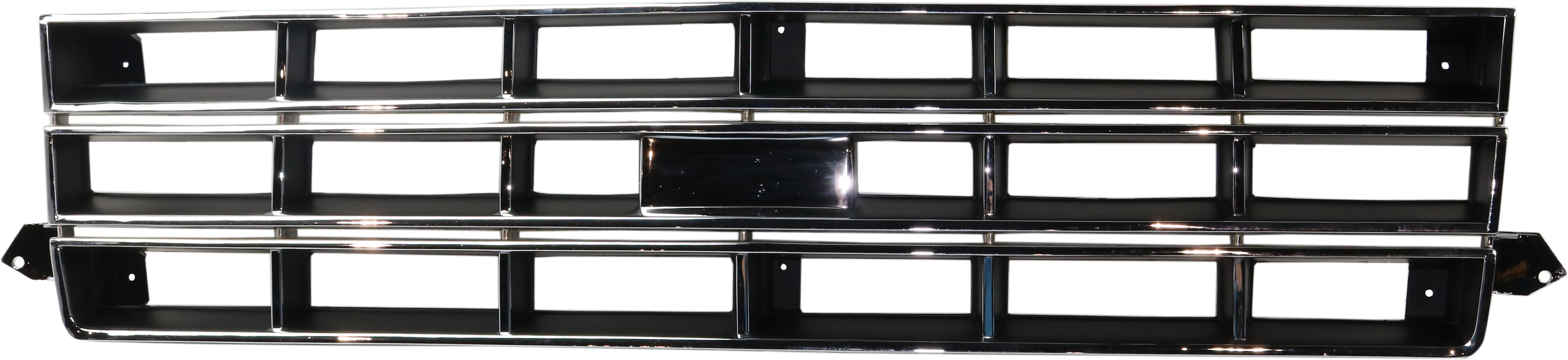 AM S10 BLAZER 83-90 S10 PICKUP 82-90 GRILLE Chrome Shell Painted Black Insert SKU 6909 Partslink GM1200370 OEM 14067219