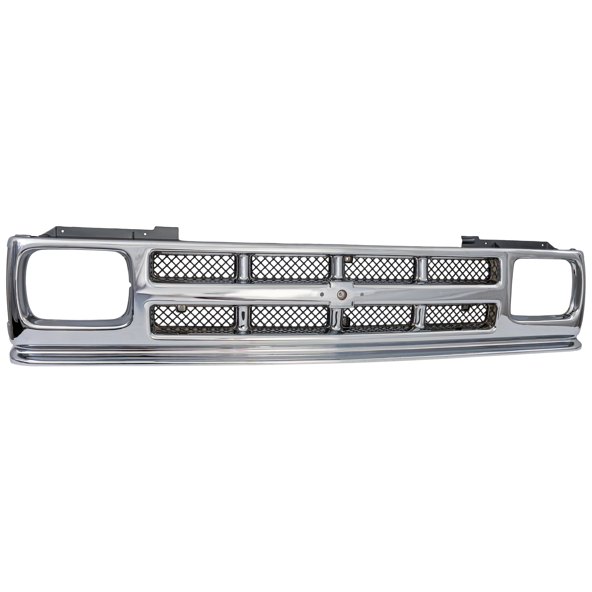 AM S10 BLAZER 91-94 S10 PICKUP 91-93 GRILLE All Chrome SKU 6915C Partslink GM1200326 OEM 15701945