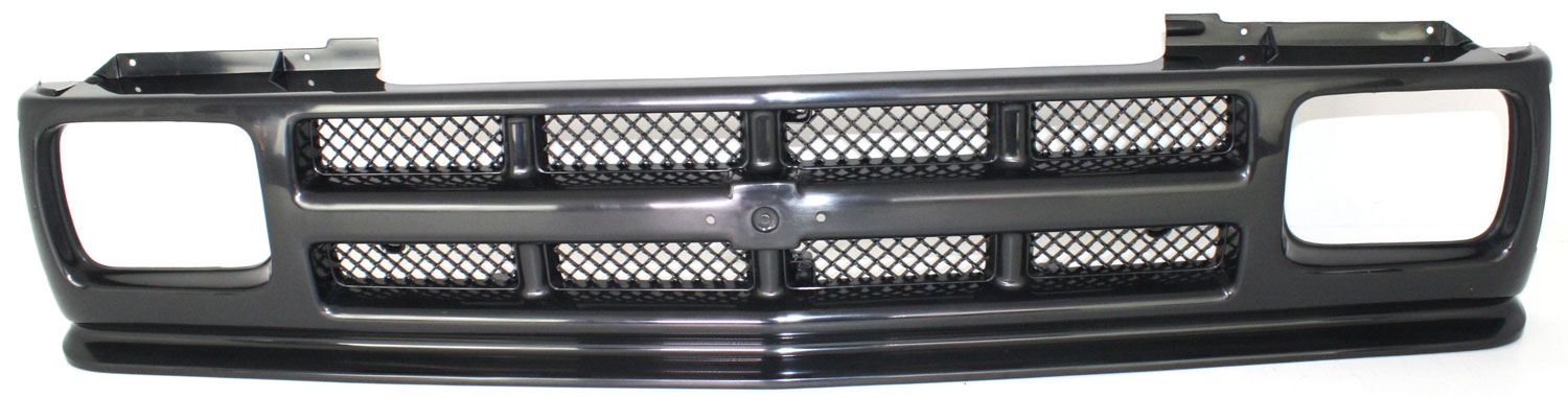 AM S10 BLAZER 91-94 S10 PICKUP 91-93 GRILLE Textured Black Shell and Insert SKU 6919 Partslink GM1200143 OEM 12384611
