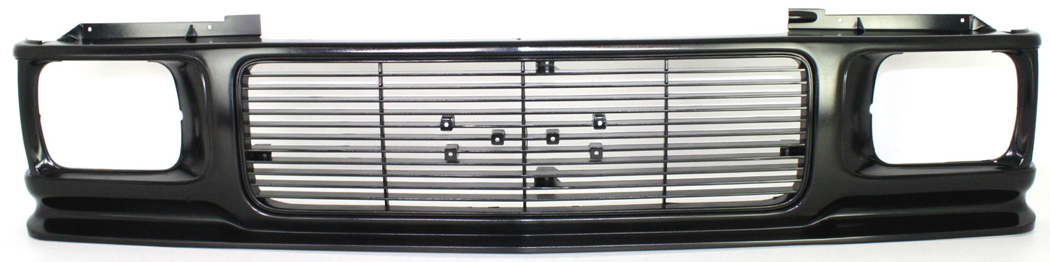 AM JIMMY 92-94 SONOMA 91-93 GRILLE Textured Black Shell and Insert SKU 6928 Partslink GM1200230 OEM 15661740