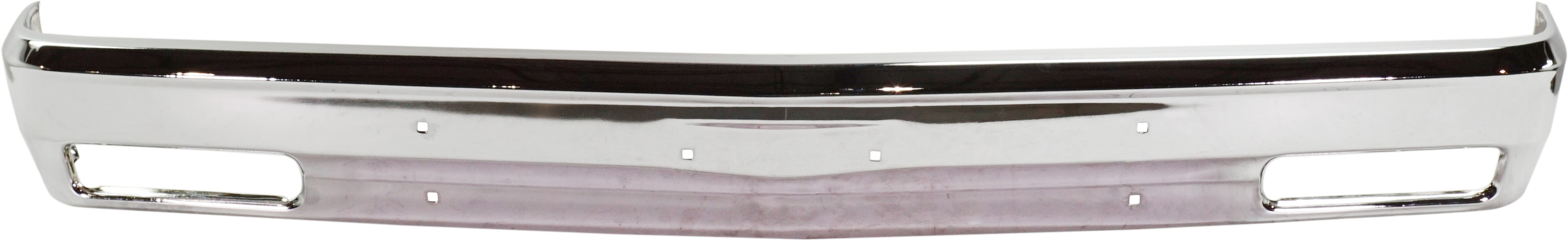 AM S10 BLAZER 83-90 S10 PICKUP 82-90 FRONT BUMPER Chrome w o Molding Holes SKU 6935 Partslink GM1002365 OEM 14033726
