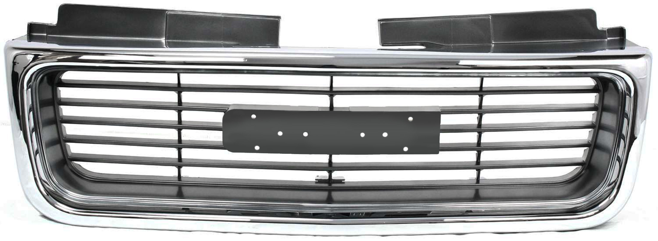 AM JIMMY 98-01 SONOMA 98-04 GRILLE Chrome Shell Painted Silver Gray Insert SLE SLT Models SKU 6964 Partslink GM1200422 OEM 19130793