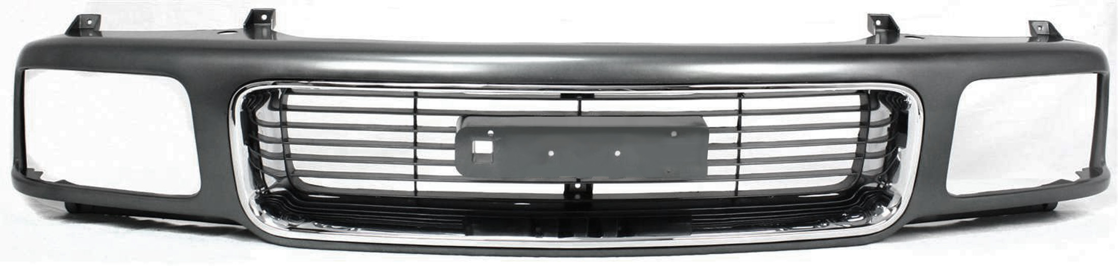 AM JIMMY 95-97 SONOMA 94-97 GRILLE Painted Silver Shell Painted Gray Insert w Composite Headlight SKU 7052 Partslink GM1200355 OEM 15647633
