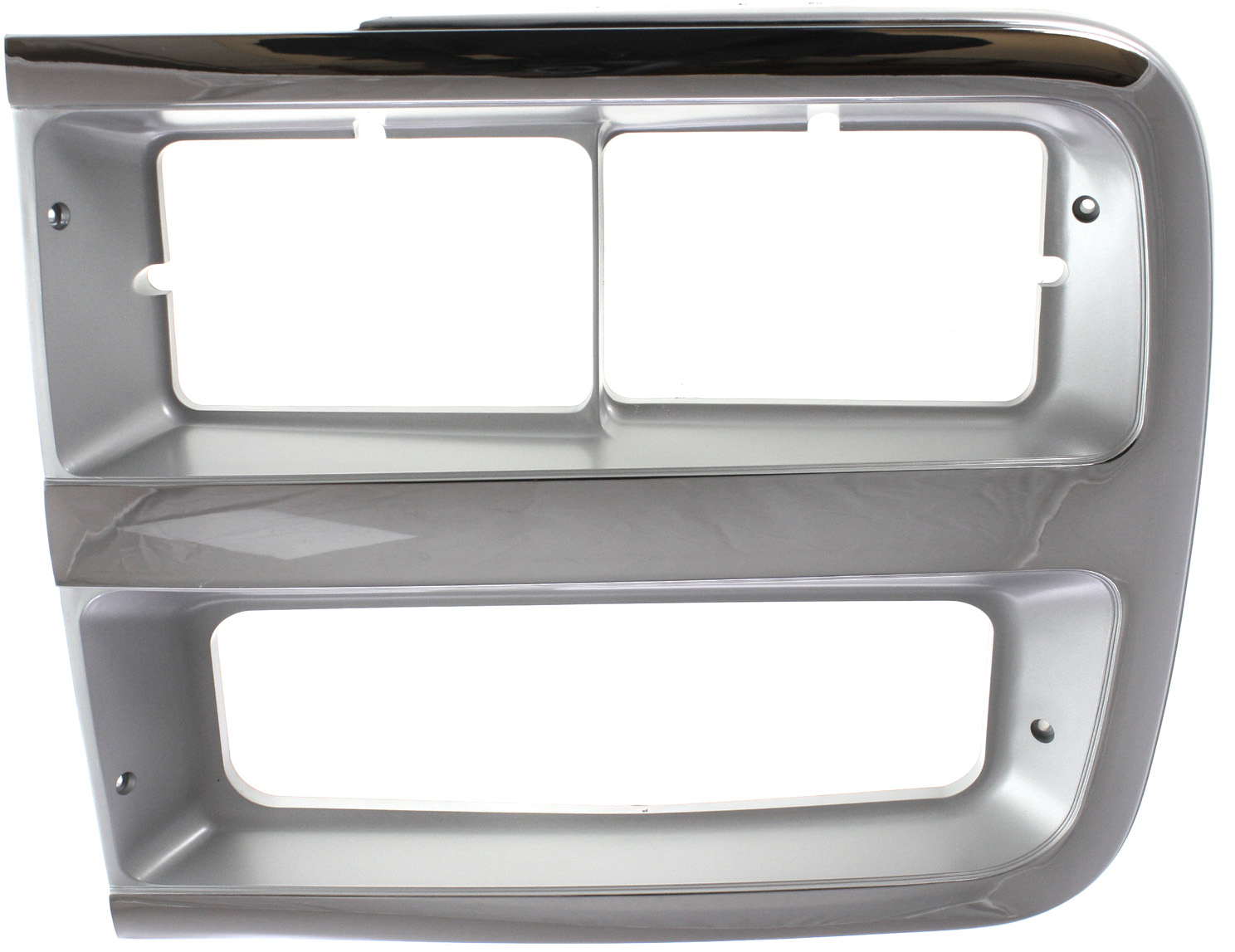 AM G SERIES VAN 92-96 HEAD LAMP DOOR LH With Dual Head Lamps Chrome and Silver SKU 7057 Partslink GM2512187 OEM 15685965