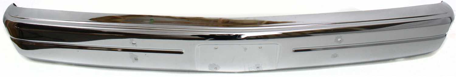 AM DODGE FULL SIZE P U RAMCHARGER 86-93 FRONT BUMPER Face Bar Chrome w o Molding Holes SKU 7284 Partslink CH1002145 OEM 4249818