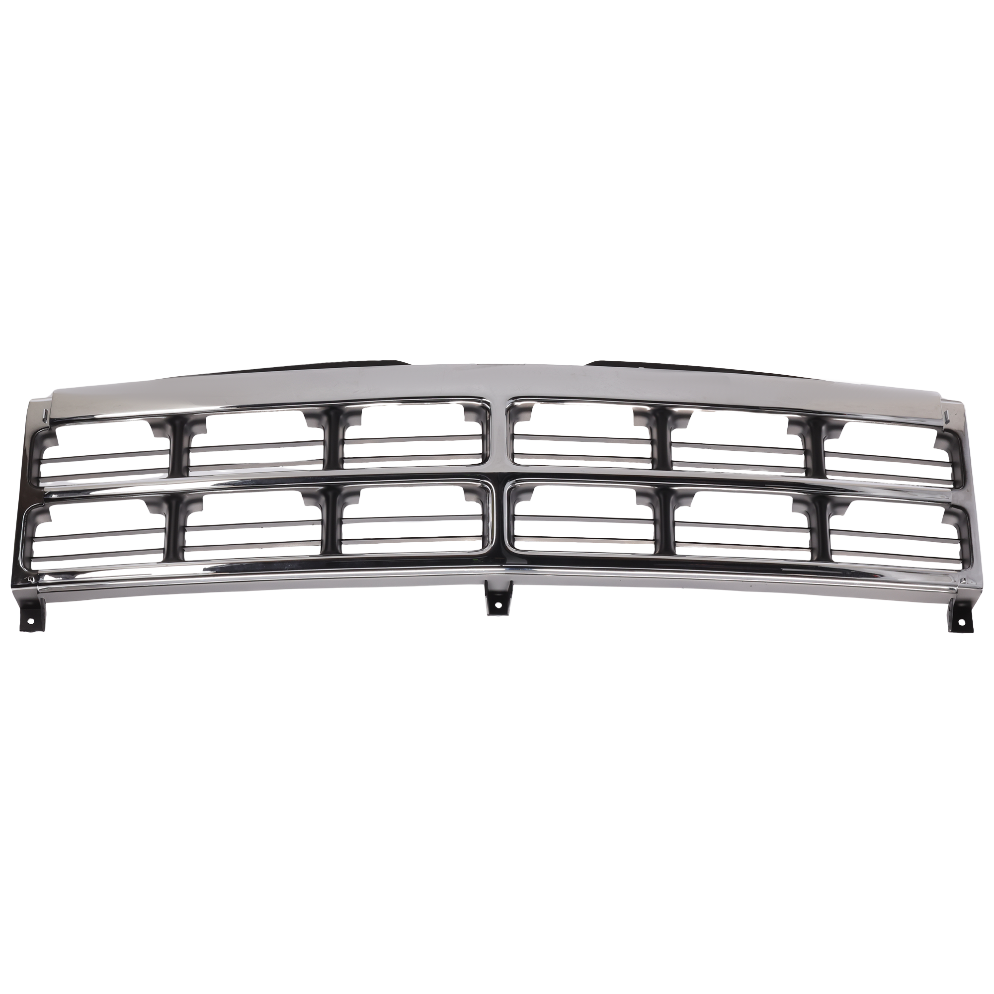 AM DAKOTA 91-96 GRILLE Chrome Shell Painted Black Insert SKU 7304-1 Partslink CH1200181 OEM 56003352
