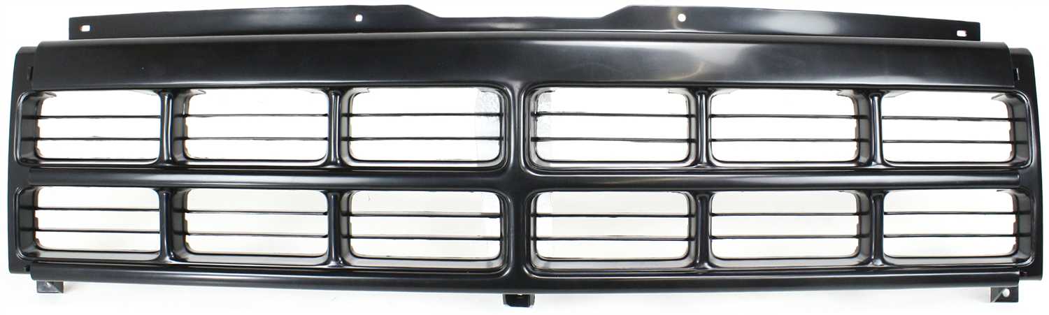 AM DAKOTA 91-96 GRILLE Black Shell and Insert SKU 7307-1 Partslink CH1200194 OEM 5BB76KX8