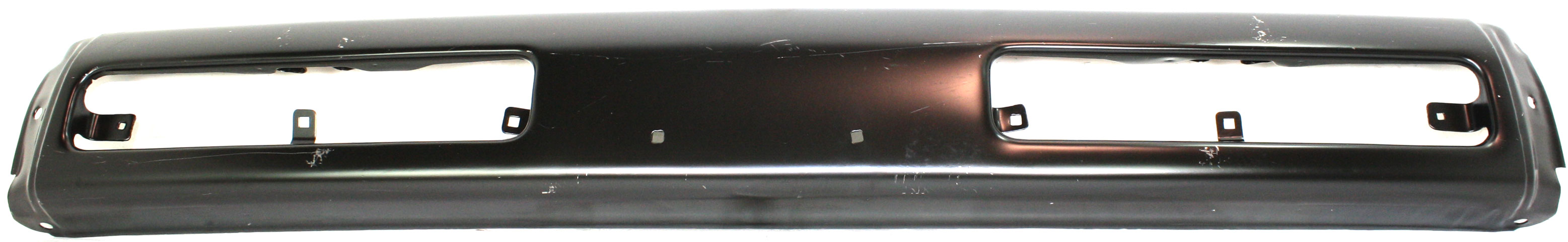 AM NISSAN PICKUP 93-96 FRONT BUMPER Black 1 Piece Type To 11-96 SKU 730 Partslink NI1002102 OEM 6201457G26