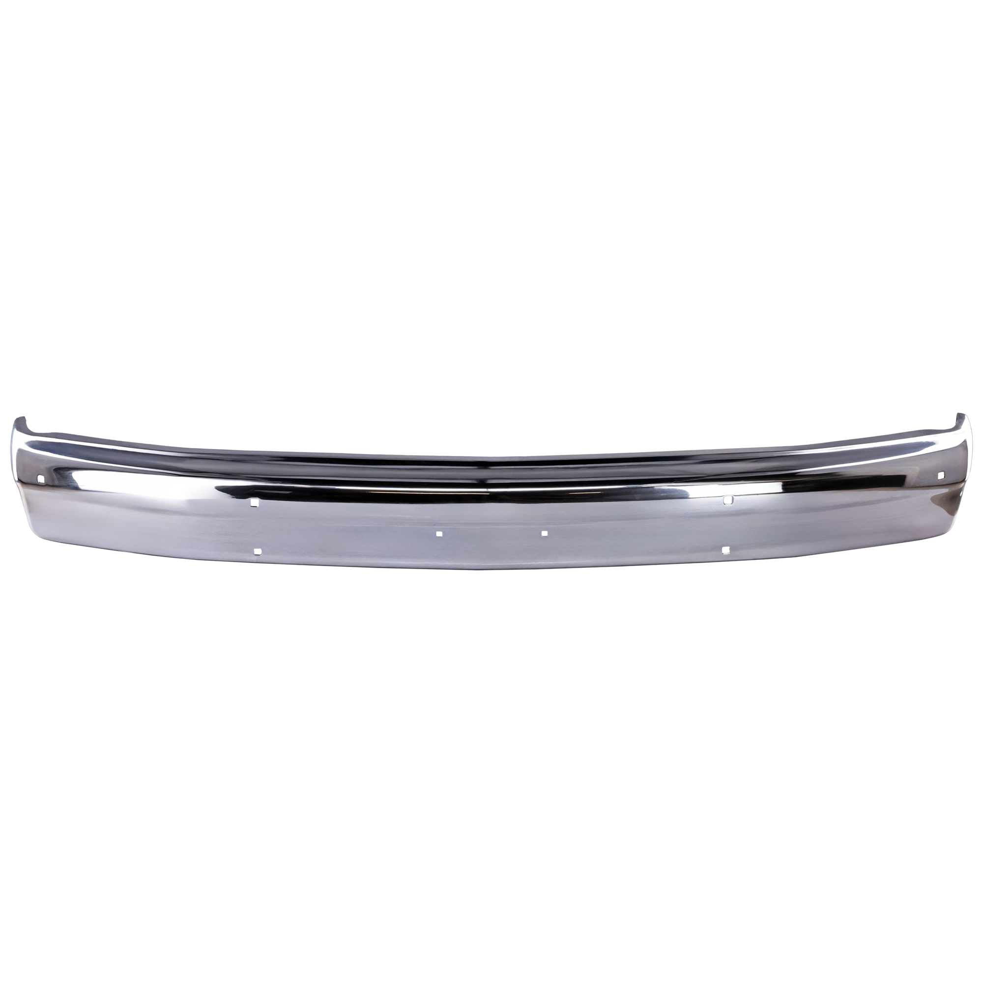 AM DAKOTA 91-96 FRONT BUMPER Face Bar Chrome w o Molding Holes Base Model SKU 7314 Partslink CH1002167 OEM 55034316