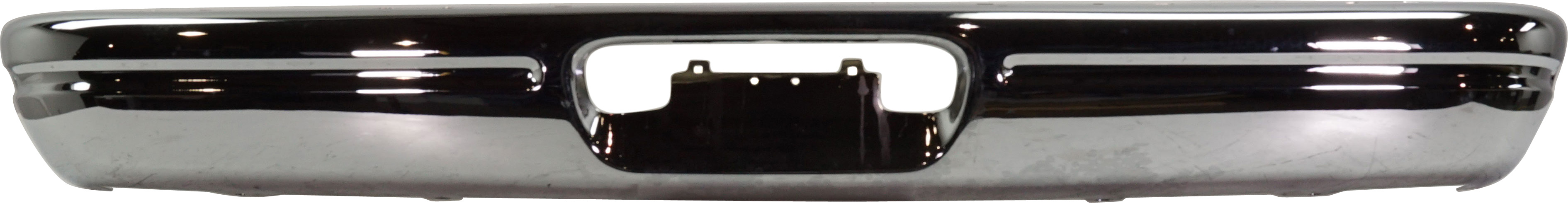 AM DODGE FULL SIZE VAN 94-02 REAR BUMPER Chrome Steel w Molding Holes Standard SKU 7389-1 Partslink CH1102169 OEM 55234668AB