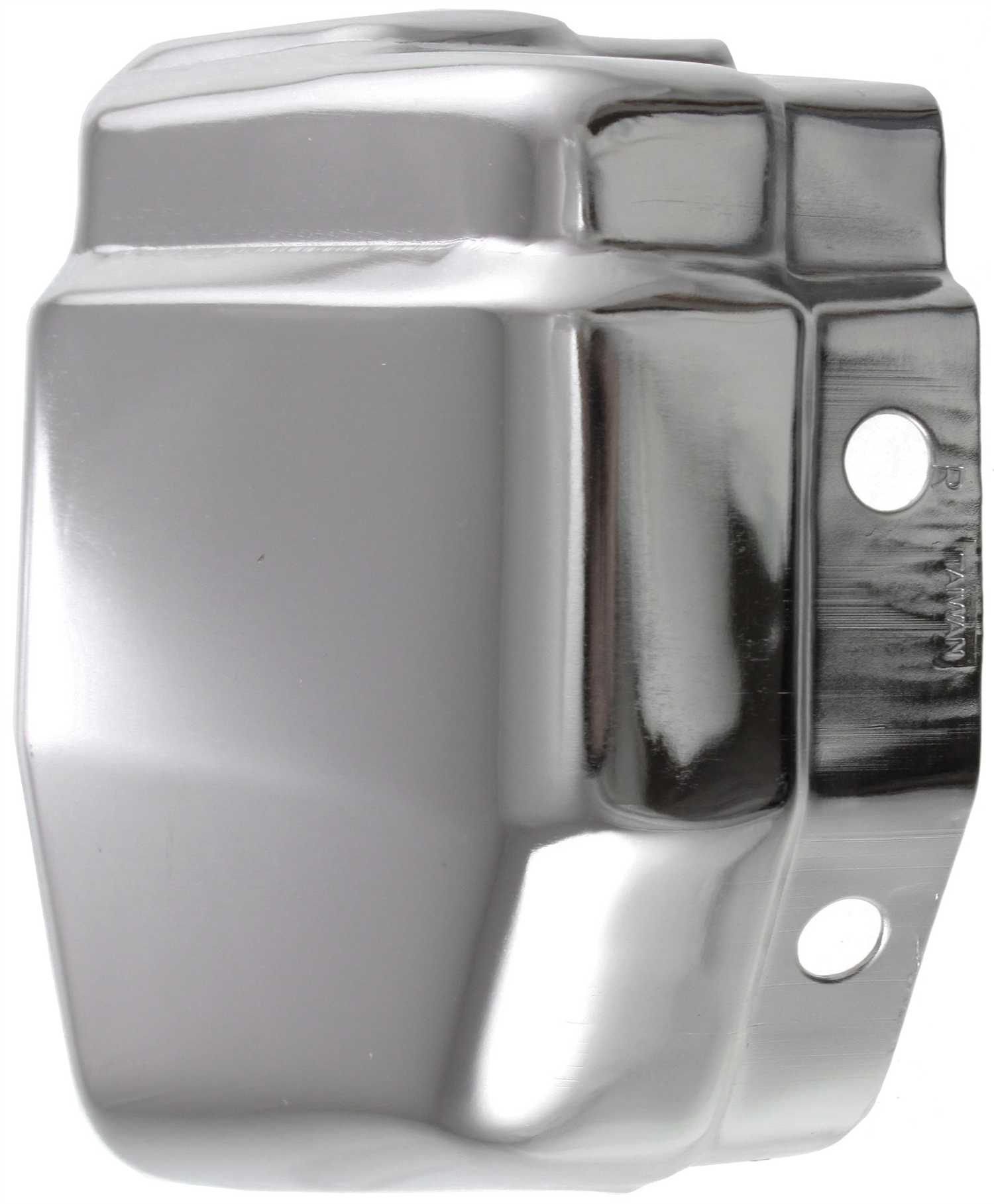 AM HARDBODY 86-92 FRONT BUMPER END RH Chrome w o Pad Holes SKU 749 Partslink NI1005108 OEM 6202437G00