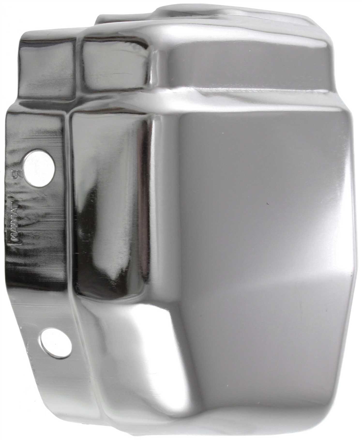AM HARDBODY 86-92 FRONT BUMPER END LH Chrome w o Pad Holes SKU 750 Partslink NI1004135 OEM 6202537G00